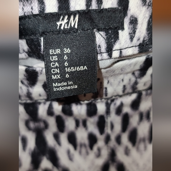 Black & white printed skinny pants , H&M - Picture 12 of 13
